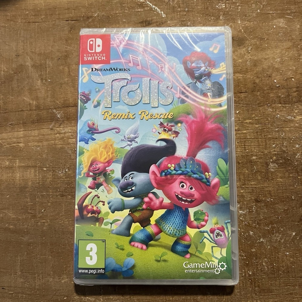 GameMill Trolls Remix Rescue Nintendo Switch Multi New Musical Adventure